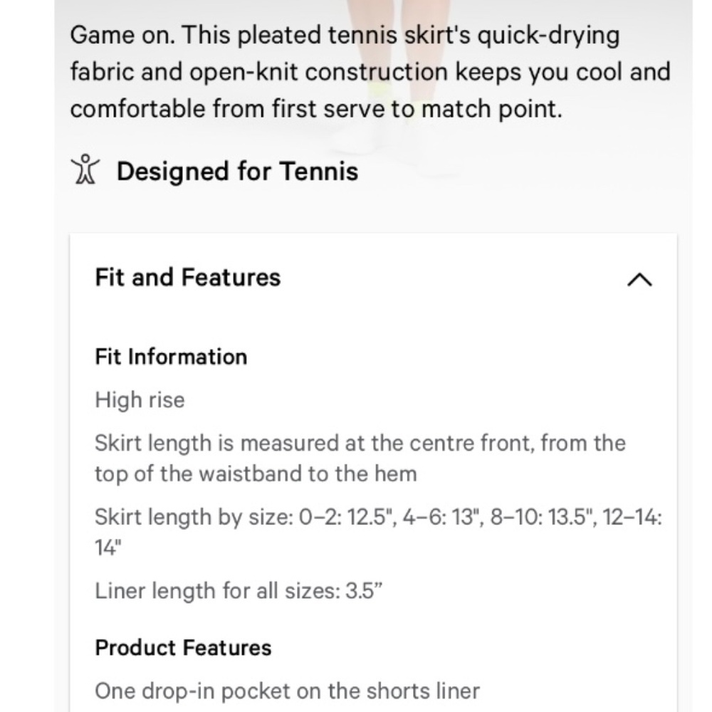 Lululemon Pleated Open Knit Tennis Skort Tennis Prep Pickleball - Picture 14 of 15